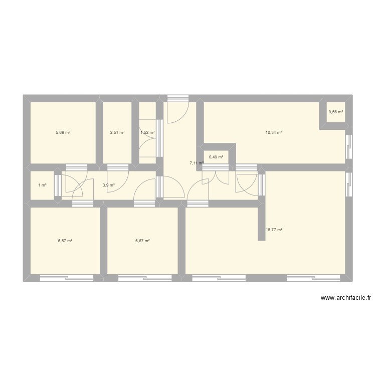 Appart AGIR Champaret. Plan de 0 pièce et 0 m2