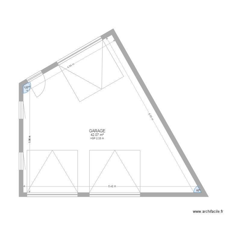 MARAIS PLAN GARAGE. Plan de 0 pièce et 0 m2