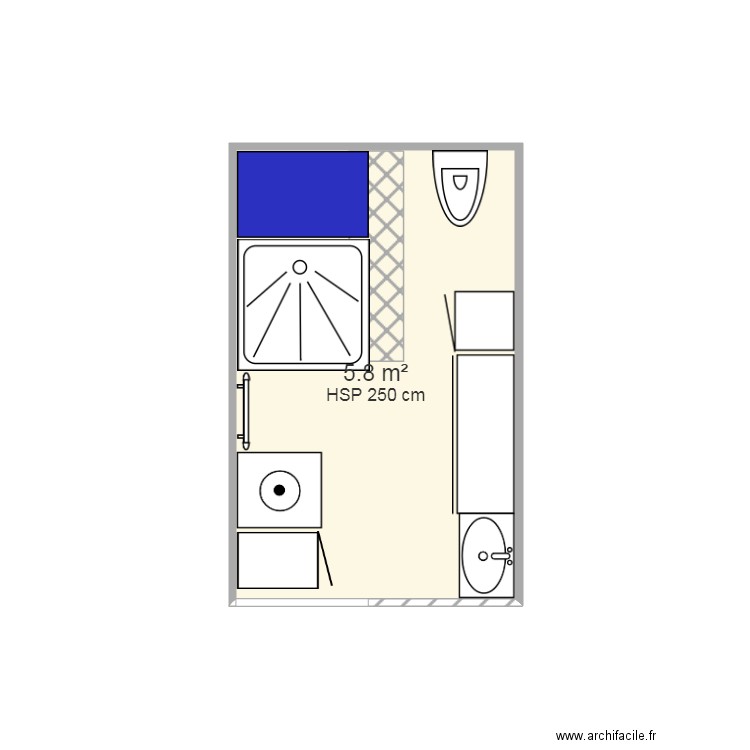 Salle de bain . Plan de 0 pièce et 0 m2