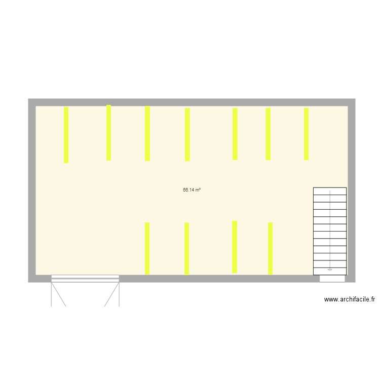 sous sol garage. Plan de 0 pièce et 0 m2