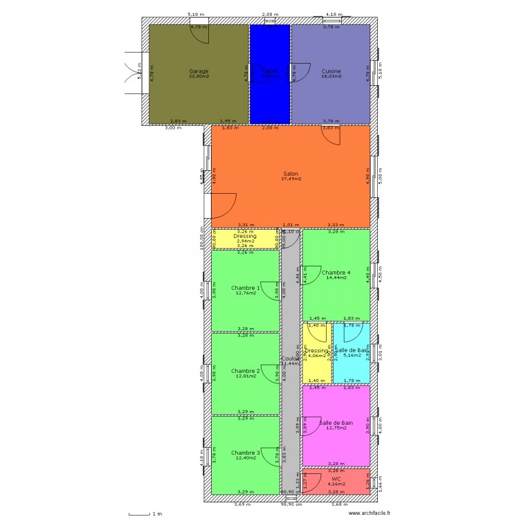 Maison L. Plan de 0 pièce et 0 m2