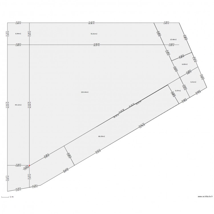 Plan du terrain shon. Plan de 0 pièce et 0 m2