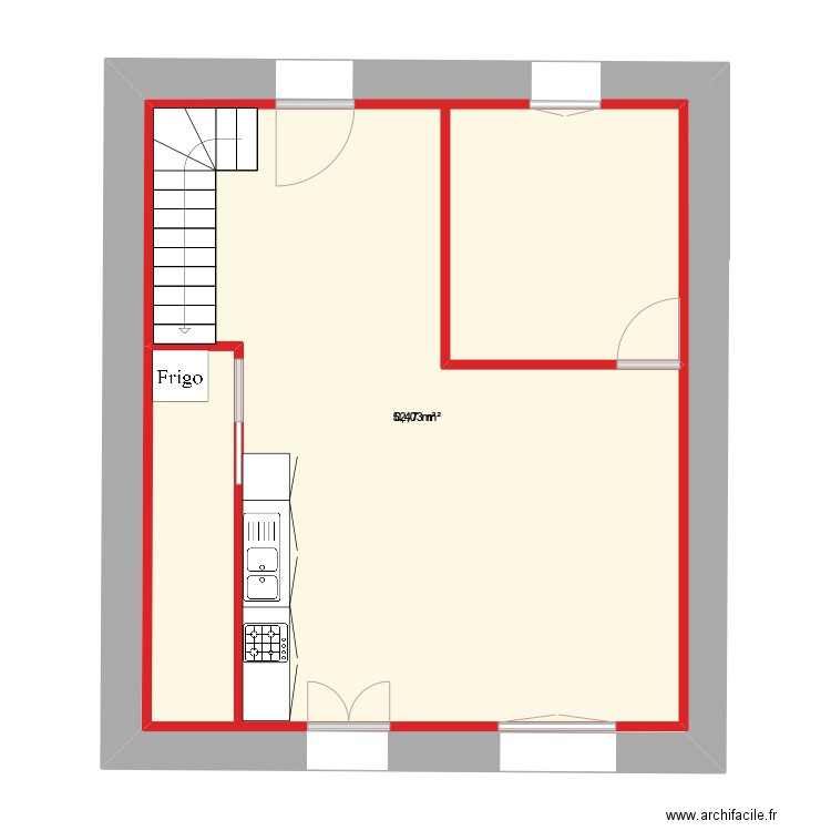 BUZ. Plan de 0 pièce et 0 m2