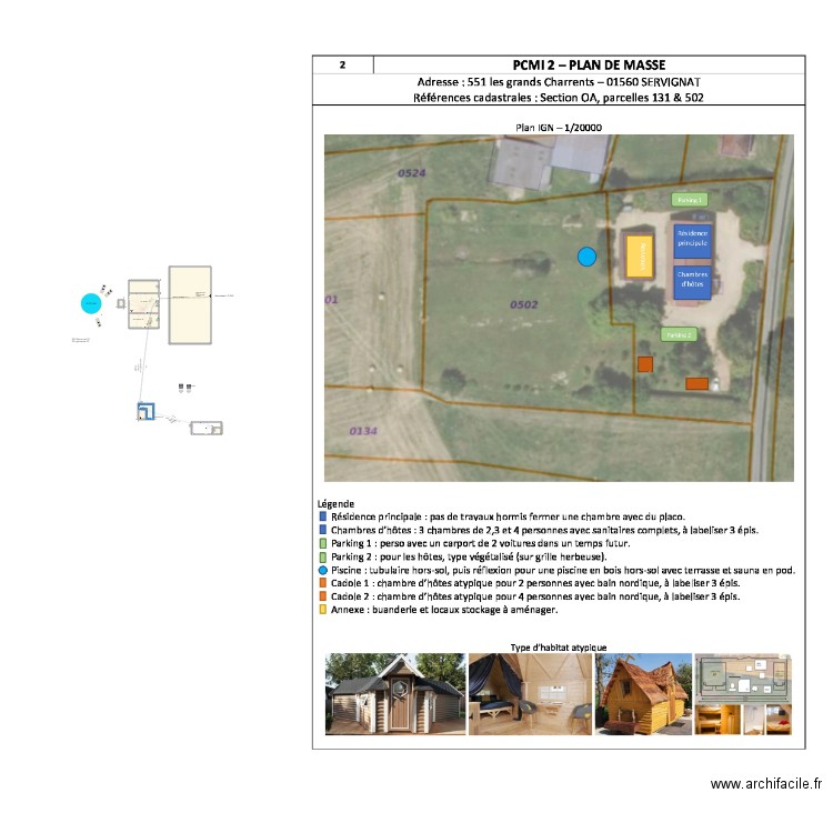 DERANSY Emmanuel. Plan de 0 pièce et 0 m2