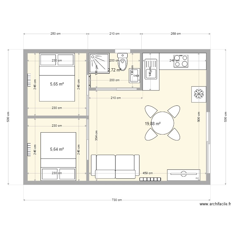 Module Canyon Parc 02. Plan de 0 pièce et 0 m2