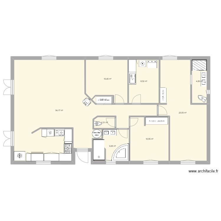 terrasse couverte. Plan de 0 pièce et 0 m2