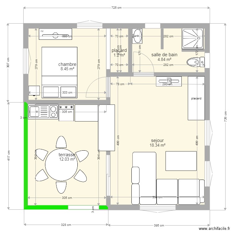 bungalow trois rivières. Plan de 0 pièce et 0 m2