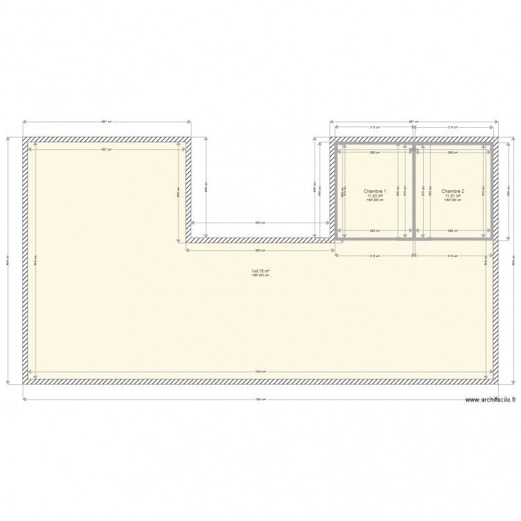 plan 1. Plan de 0 pièce et 0 m2