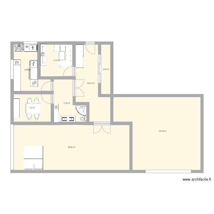 Plan cd1 Evan Dumas. Plan de 0 pièce et 0 m2