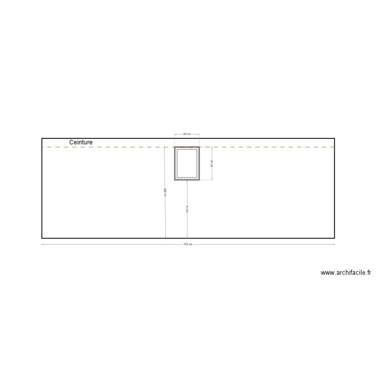 Façade sud  garage. Plan de 0 pièce et 0 m2