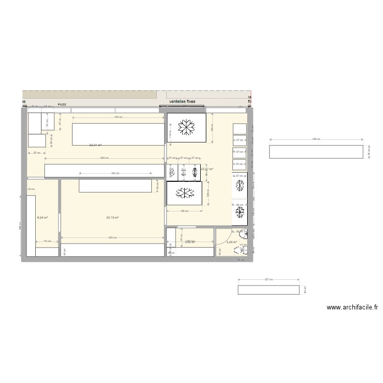 traiteur. Plan de 0 pièce et 0 m2