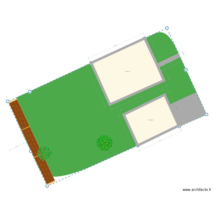 PLAN DE MASSE CRETEIL EXISTANT 1. Plan de 0 pièce et 0 m2