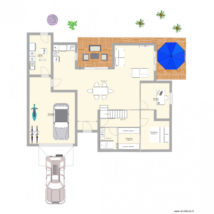 nouvel essai maison huisserie 1. Plan de 0 pièce et 0 m2