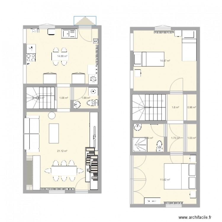 briare aménagé projet. Plan de 0 pièce et 0 m2