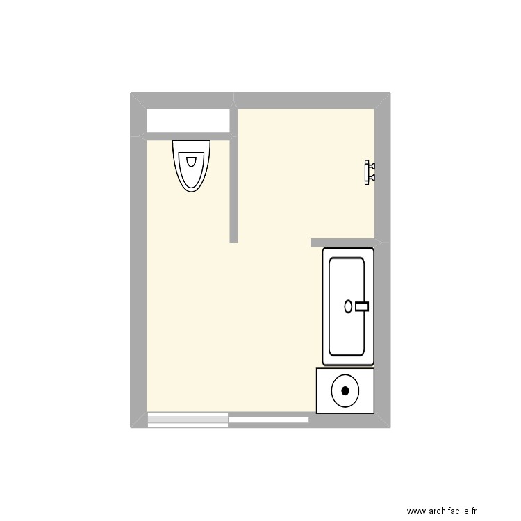 LRM Goldschmidt. Plan de 2 pièces et 7 m2