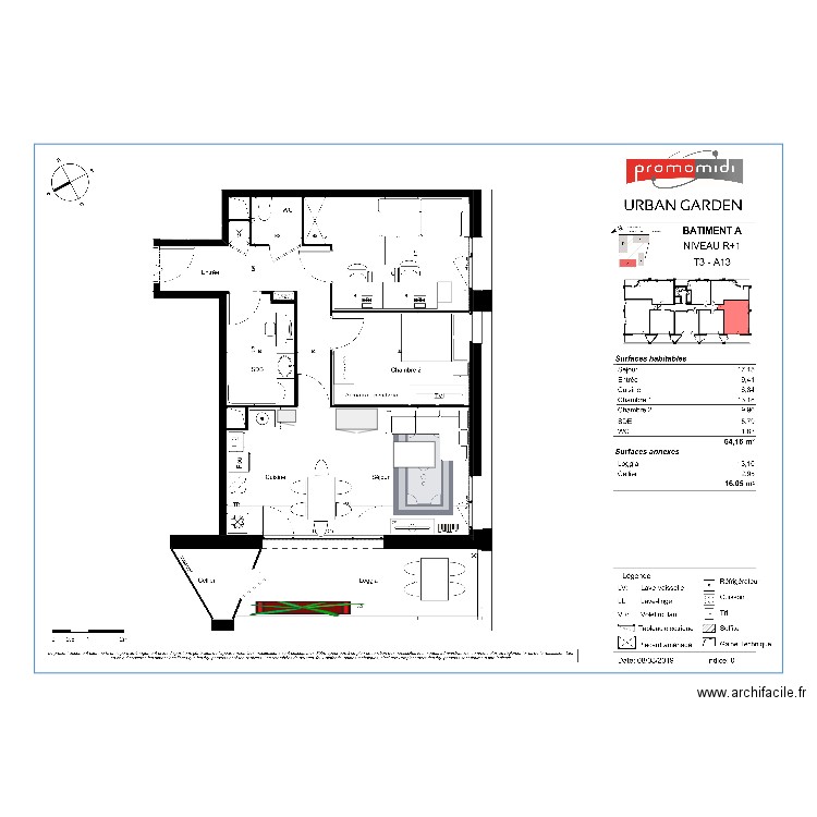 Appart Cartoucherie. Plan de 0 pièce et 0 m2