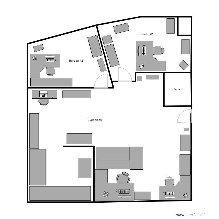 frfrfr. Plan de 4 pièces et 100 m2