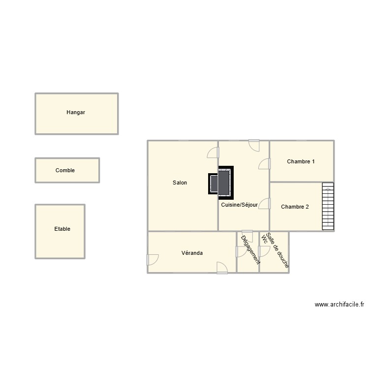 761300094. Plan de 10 pièces et 24 m2