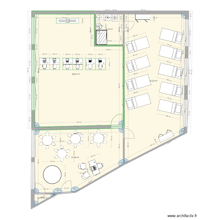 APPUI SELESTAT 2. Plan de 5 pièces et 145 m2