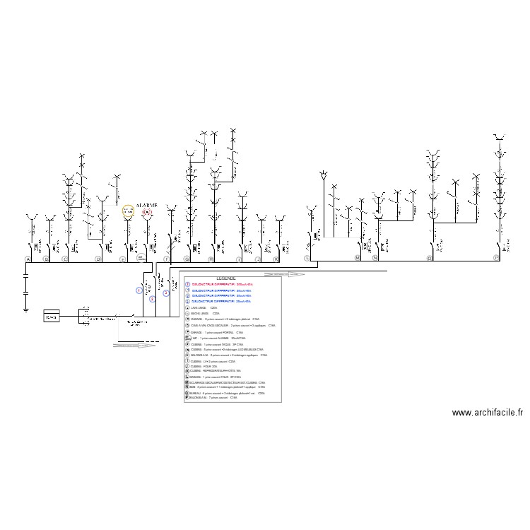 plan unifilaire Uccle SS  1.. Plan de 0 pièce et 0 m2