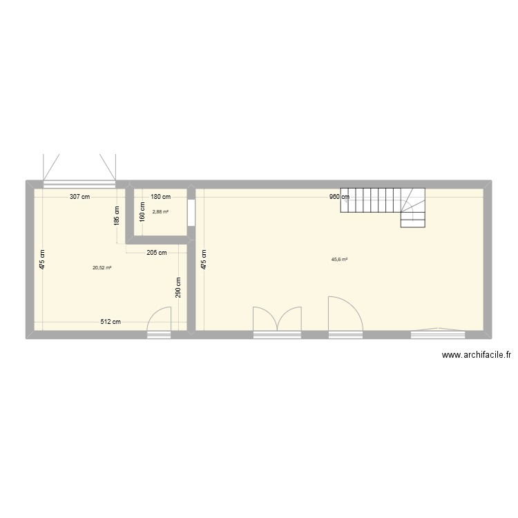 maison2025. Plan de 3 pièces et 69 m2