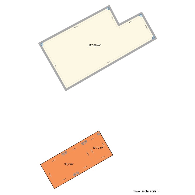 PLAN MAISON. Plan de 3 pièces et 159 m2