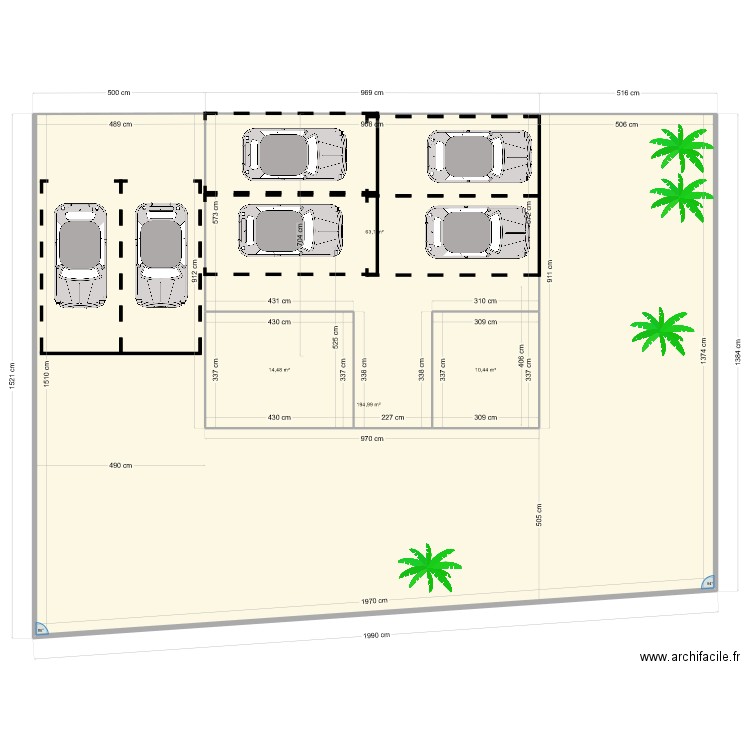 Lorient_parking_sous_sol_2. Plan de 4 pièces et 283 m2