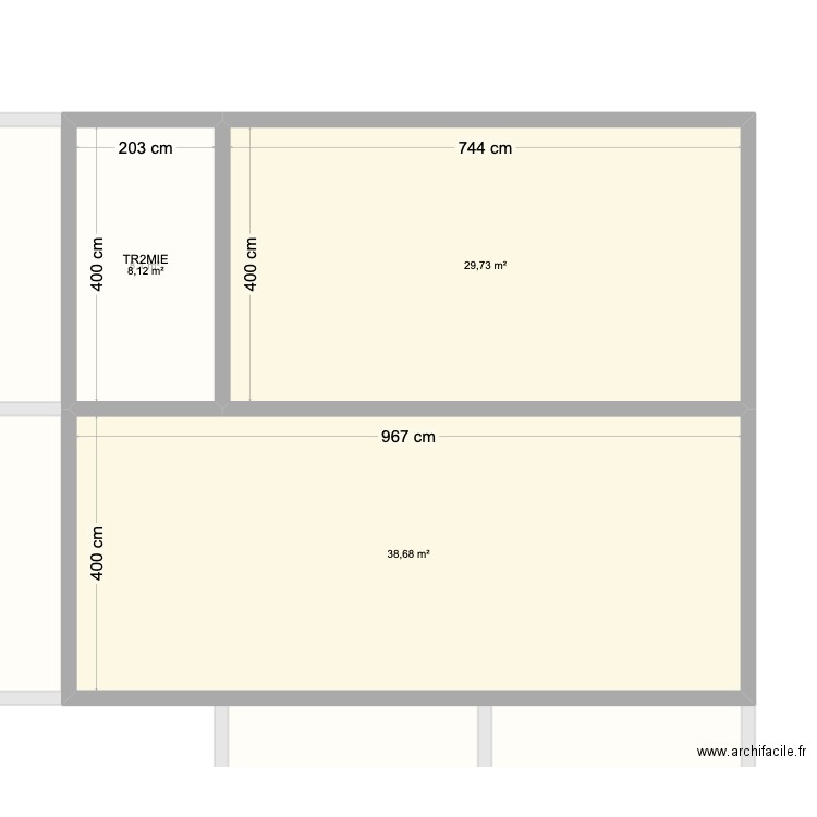 plan de dalle . Plan de 10 pièces et 291 m2