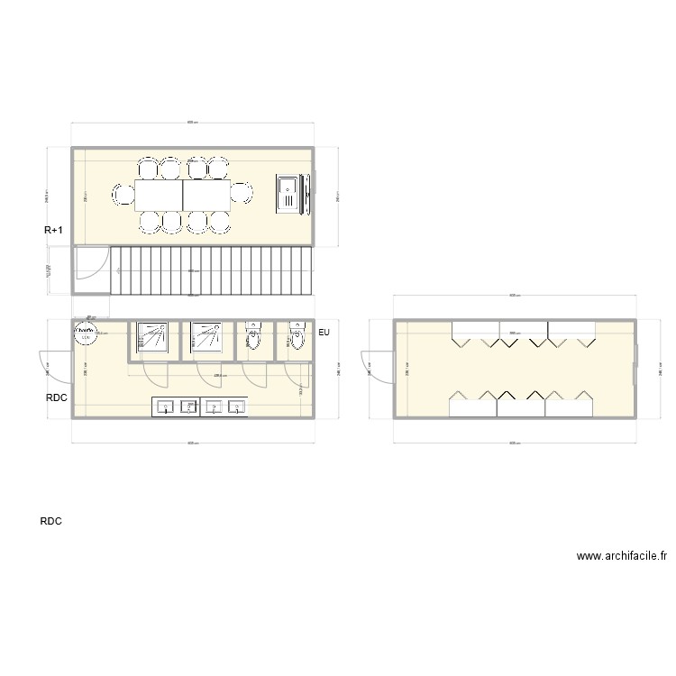 SOHO ARCHITECTURE - VENISSIEUX OPTION 2. Plan de 7 pièces et 42 m2