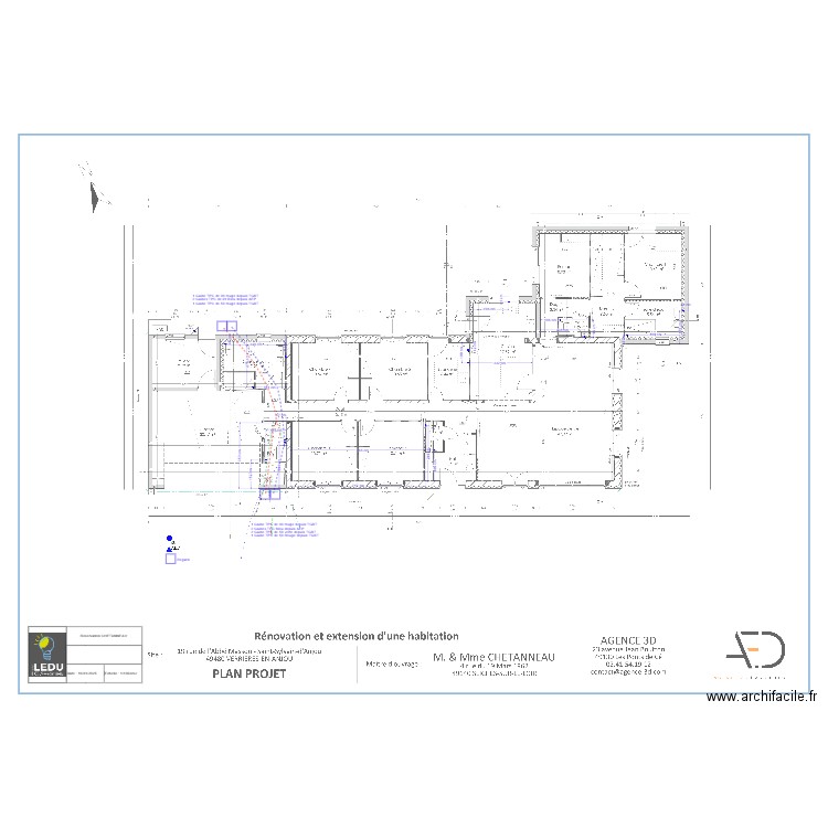 Réservation CHETANNEAU . Plan de 0 pièce et 0 m2