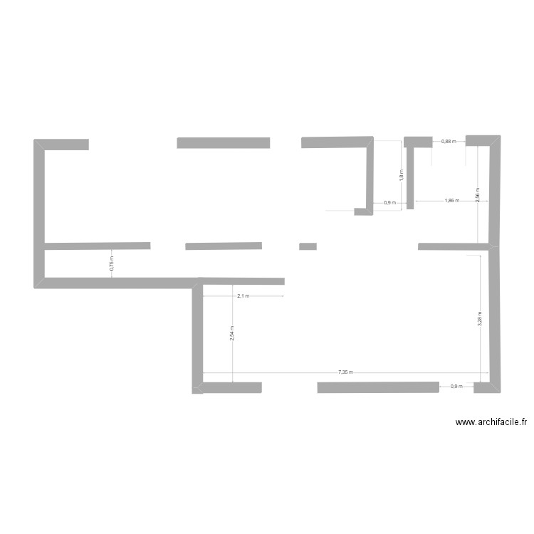 projet argenteuil. Plan de 0 pièce et 0 m2