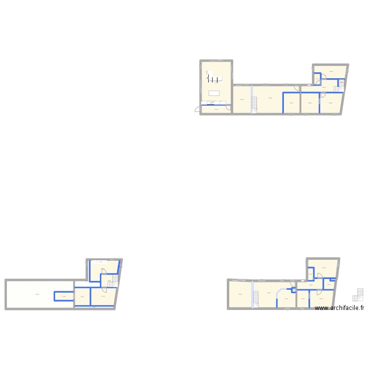 Chereng. Plan de 31 pièces et 341 m2