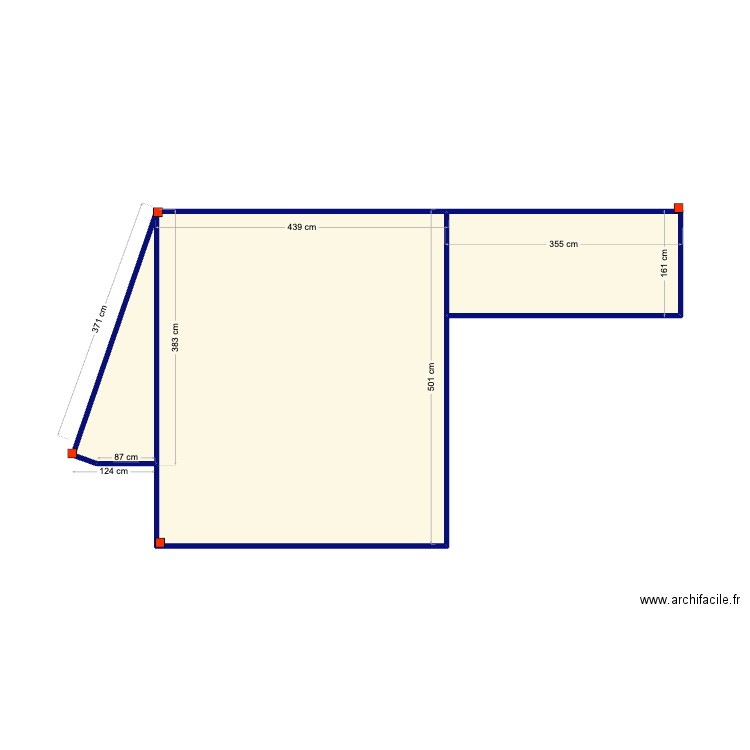 Around water. Plan de 3 pièces et 29 m2