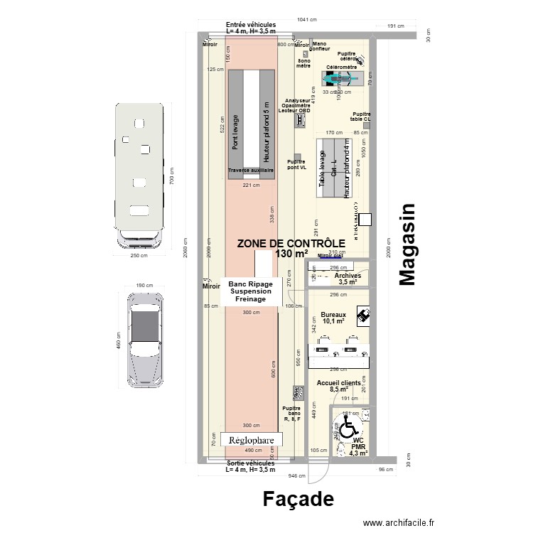 CCT mixte VL /Cat.L BLENDECQUES V3. Plan de 5 pièces et 157 m2