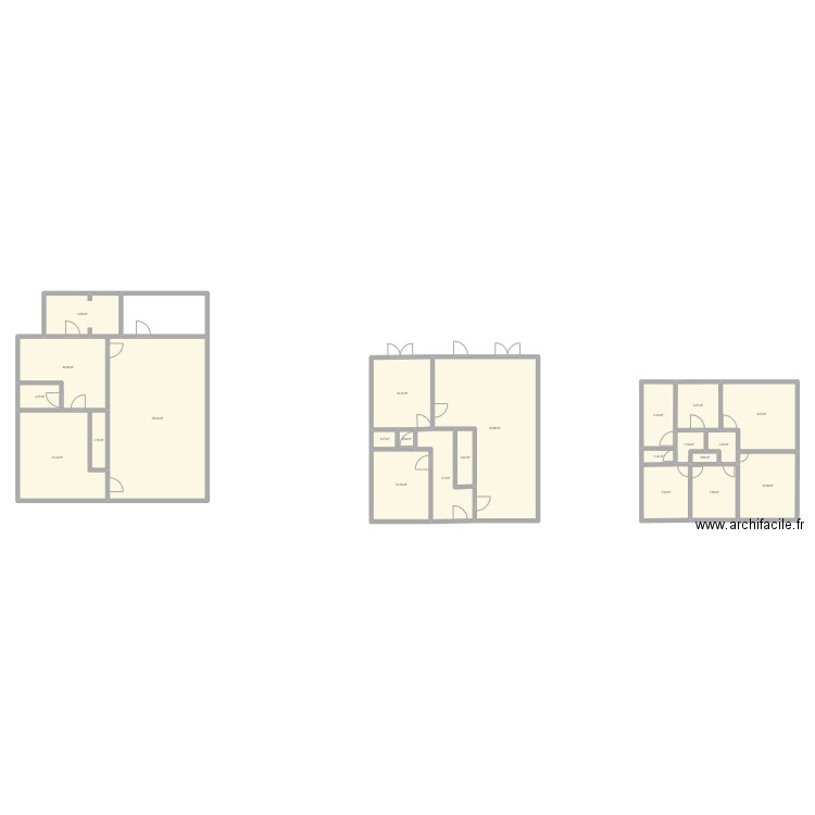 Maison. Plan de 23 pièces et 246 m2