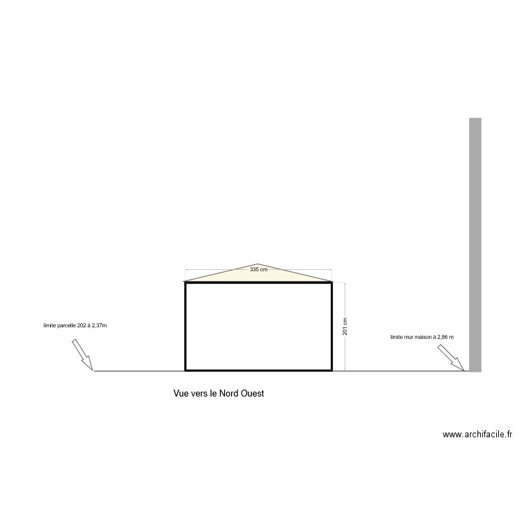 plan de coupe après 2. Plan de 0 pièce et 0 m2