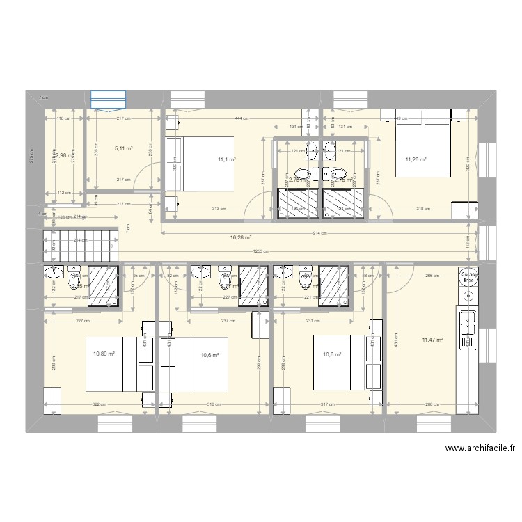 chambre d'hote cistrières. Plan de 25 pièces et 321 m2