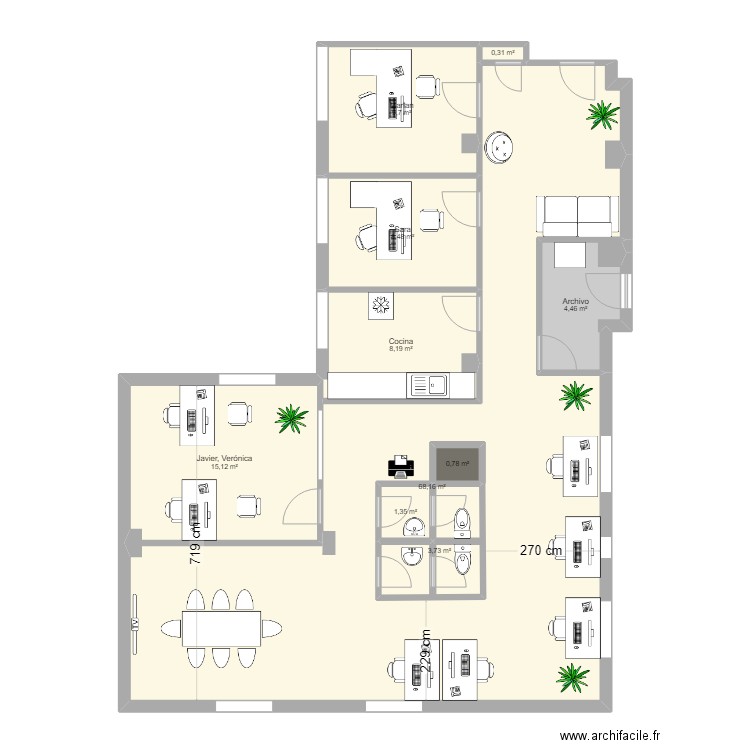 Ayala, 13 1º Izq.. Plan de 10 pièces et 128 m2