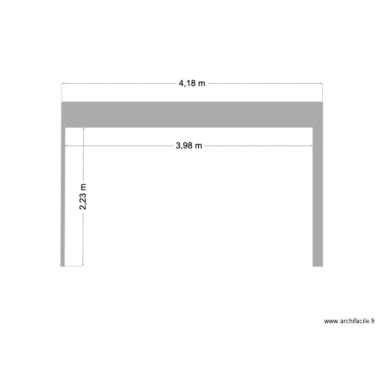 Carport. Plan de 0 pièce et 0 m2