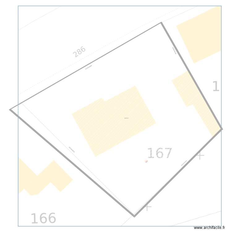 maison. Plan de 1 pièce et 604 m2