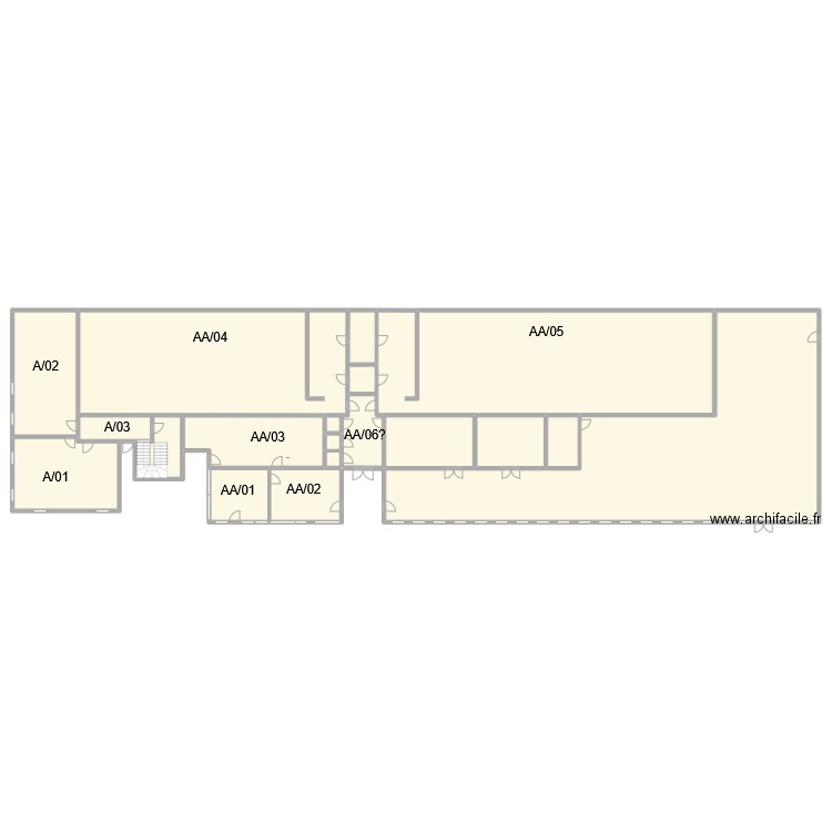 CAN - A-1. Plan de 16 pièces et 965 m2