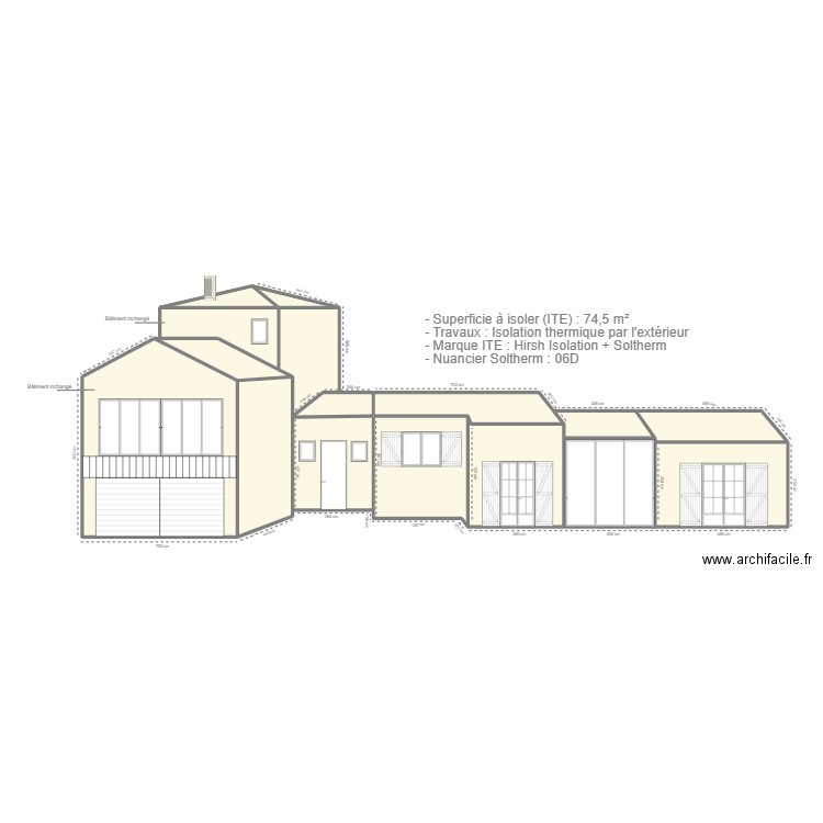 Marty Claudine - ite. Plan de 15 pièces et 149 m2