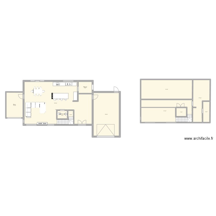 Projet construction TEST. Plan de 11 pièces et 211 m2