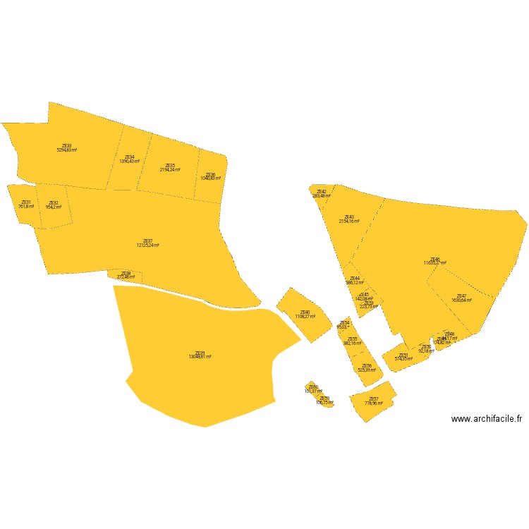 ZE31 A ZE60. Plan de 0 pièce et 0 m2