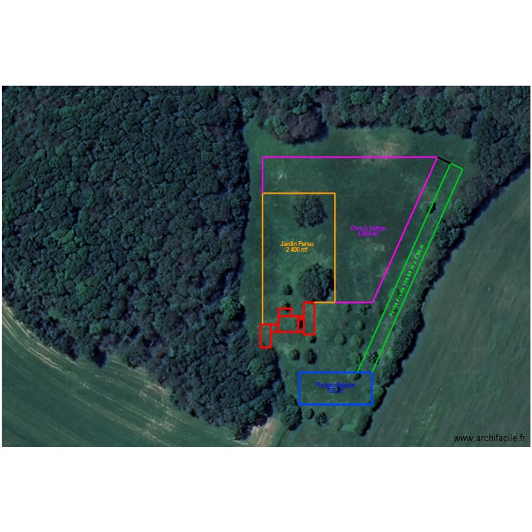 projet P de M Pro avec fond. Plan de 11 pièces et -275 m2