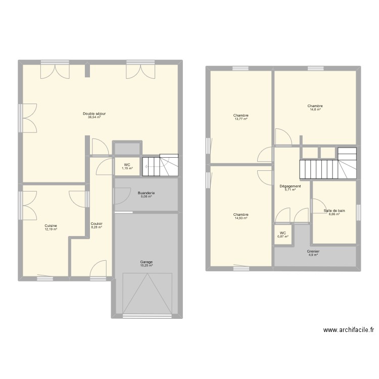 MATH wolfgang. Plan de 18 pièces et 146 m2