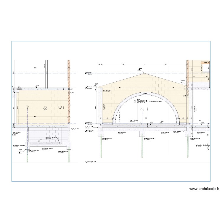 PLAN CINTRE. Plan de 0 pièce et 0 m2