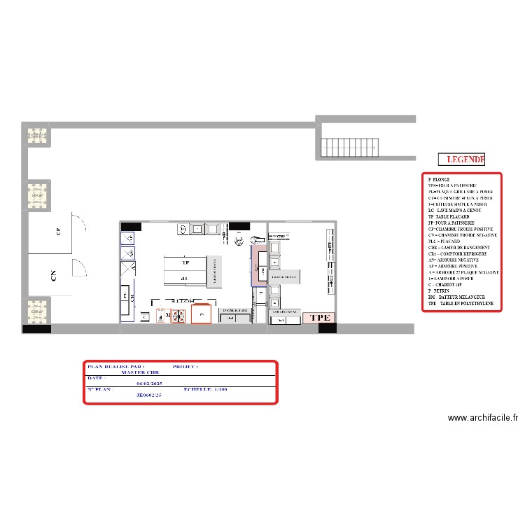 PLAN  SS SOL GOMIS. Plan de 3 pièces et 3 m2