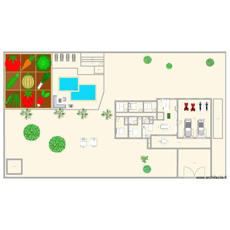 Maison Garéoult 2036. Plan de 25 pièces et 1571 m2