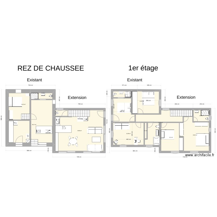 petite maison + studio 2. Plan de 11 pièces et 168 m2